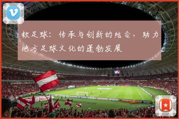 钦足球：传承与创新的结合，助力地方足球文化的蓬勃发展